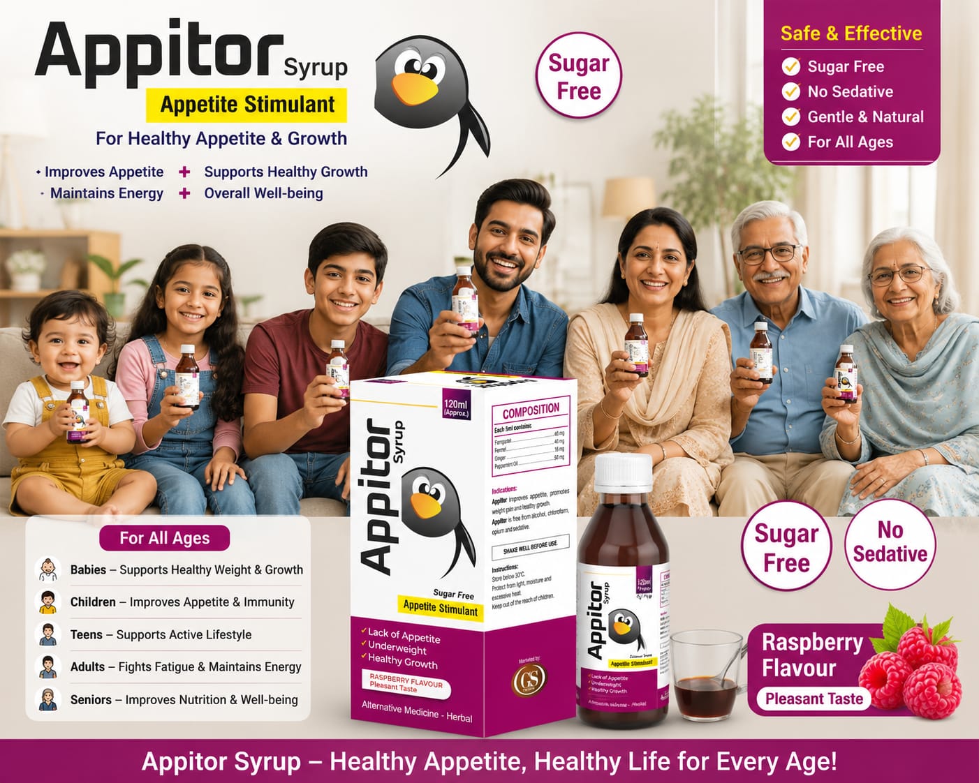 Appitor Syrup for all ages