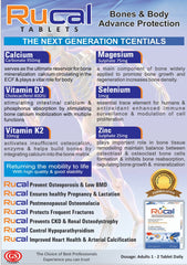 Rucal Tablets brochure — next generation bone protection ingredients