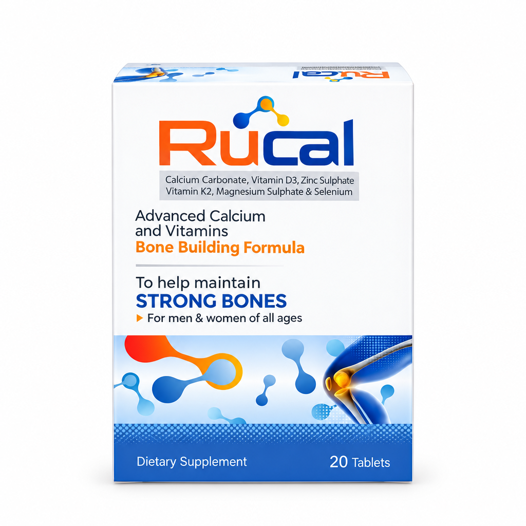 Rucal Advanced Calcium D3 K2 Bone Building Tablets by GS Pharma