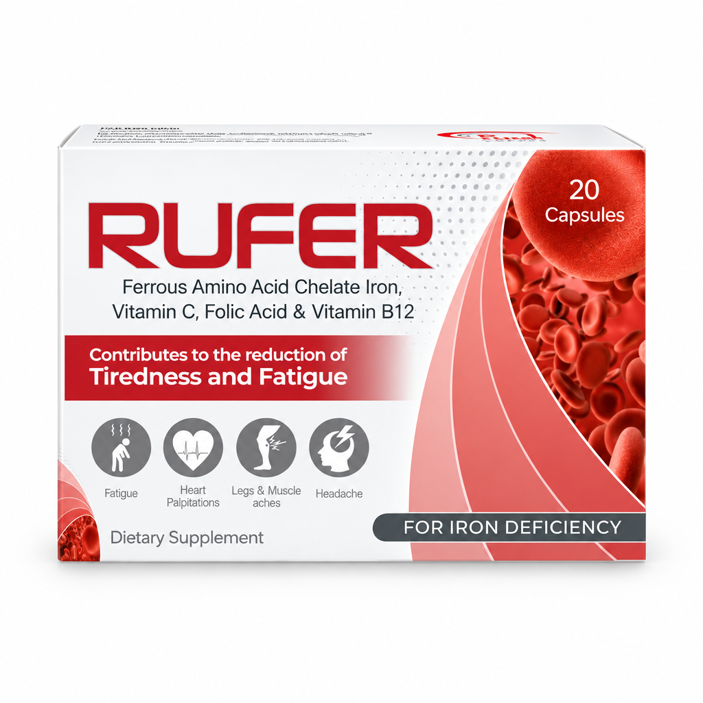 Rufer Chelated Iron Supplement for Anemia & Pregnancy by GS Pharma