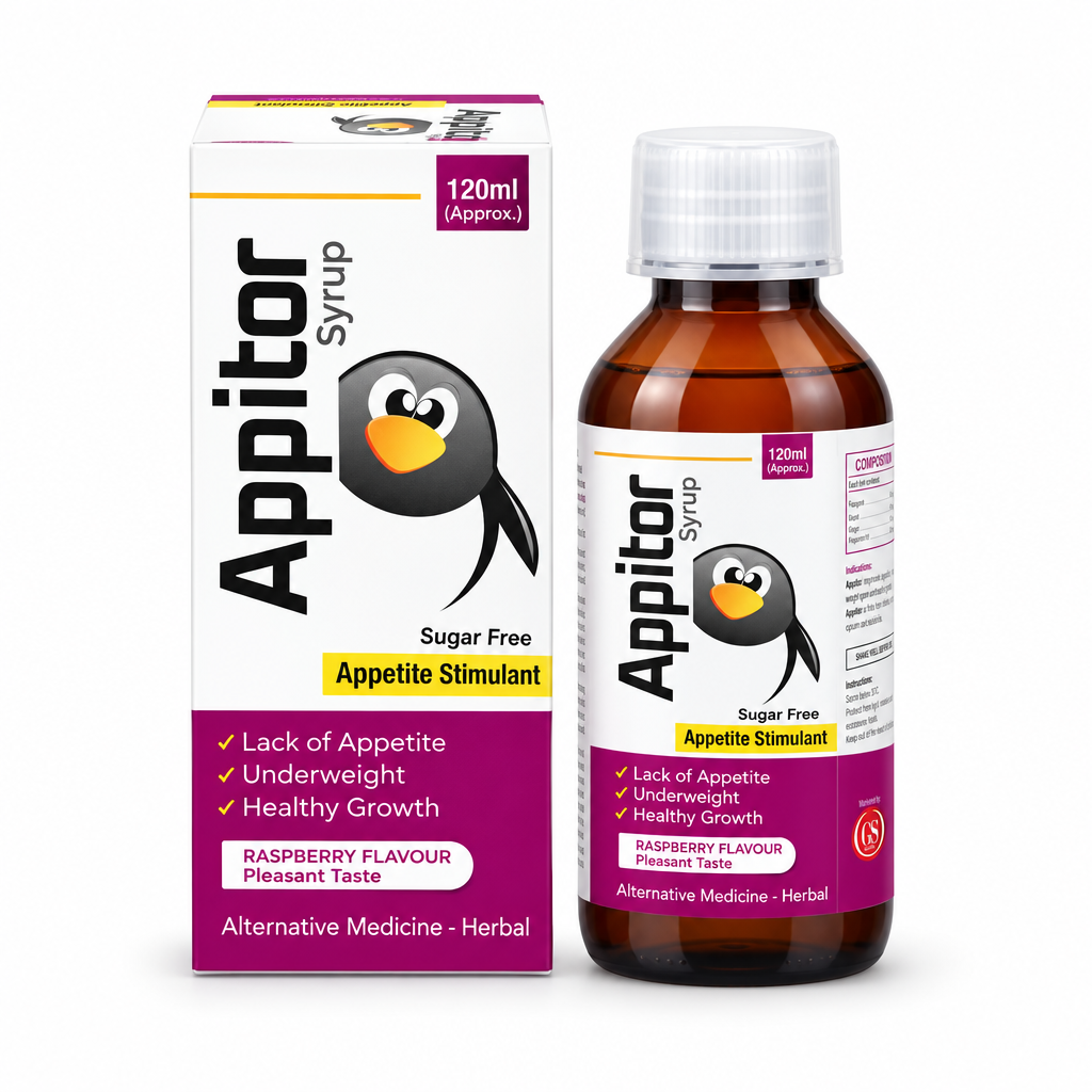 Appitor Herbal Appetite Stimulant Syrup – Sugar Free by GS Pharma