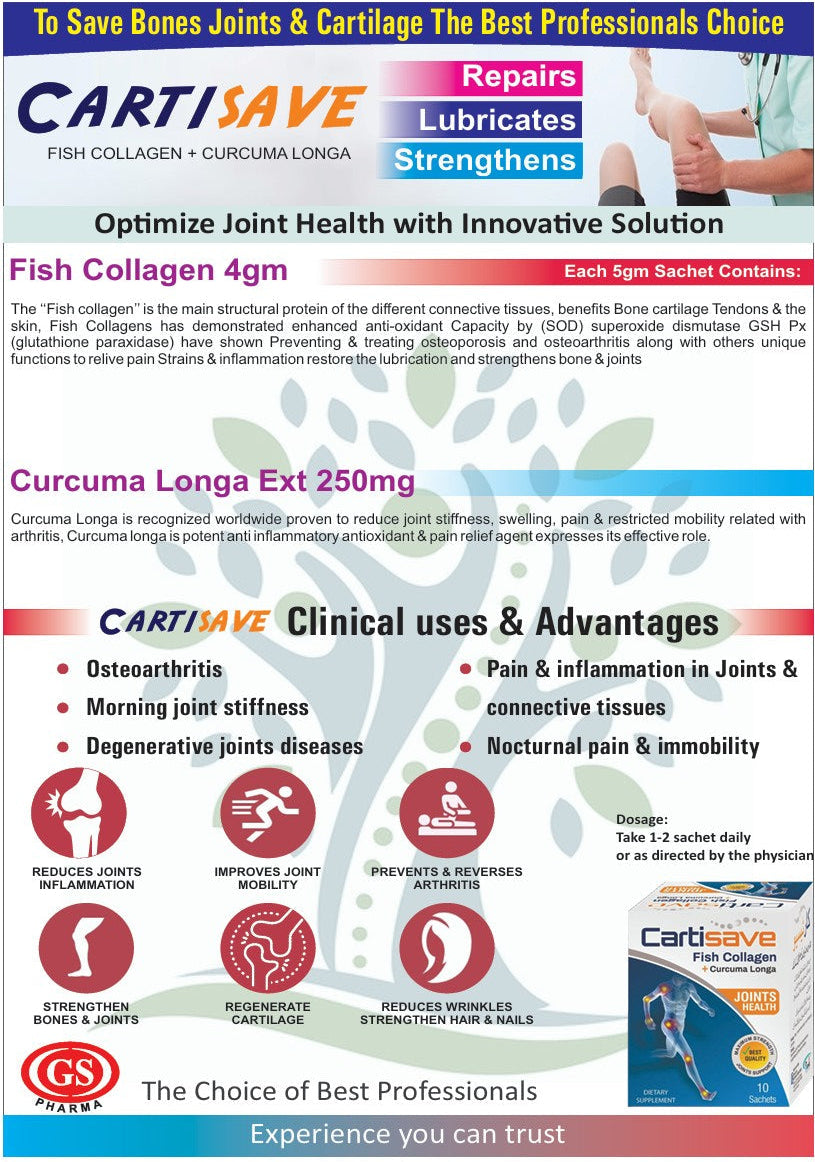 Cartisave brochure — clinical uses and advantages