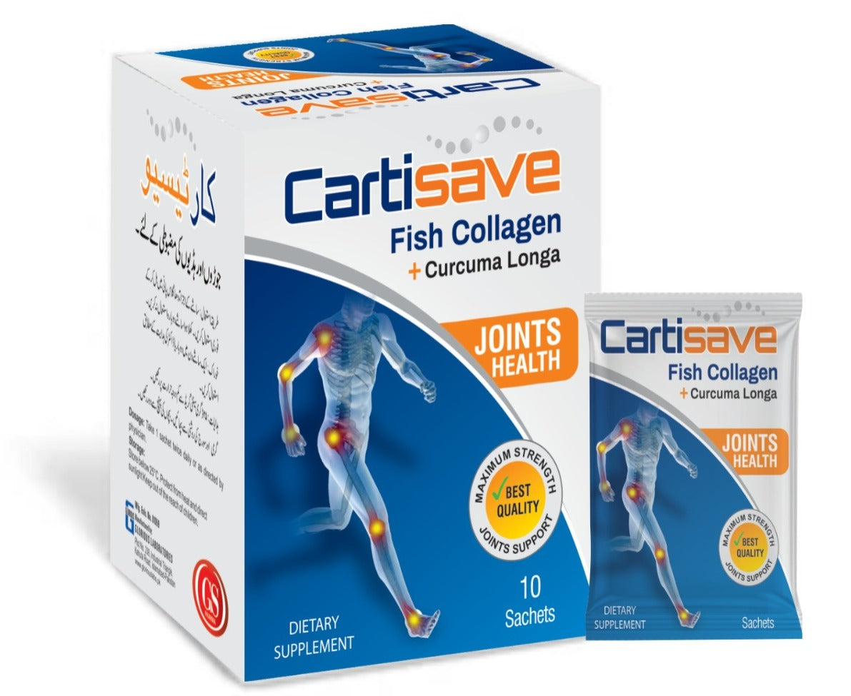 Cartisave Sachet box and sachet