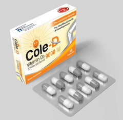 Cole-D Capsules box with blister pack